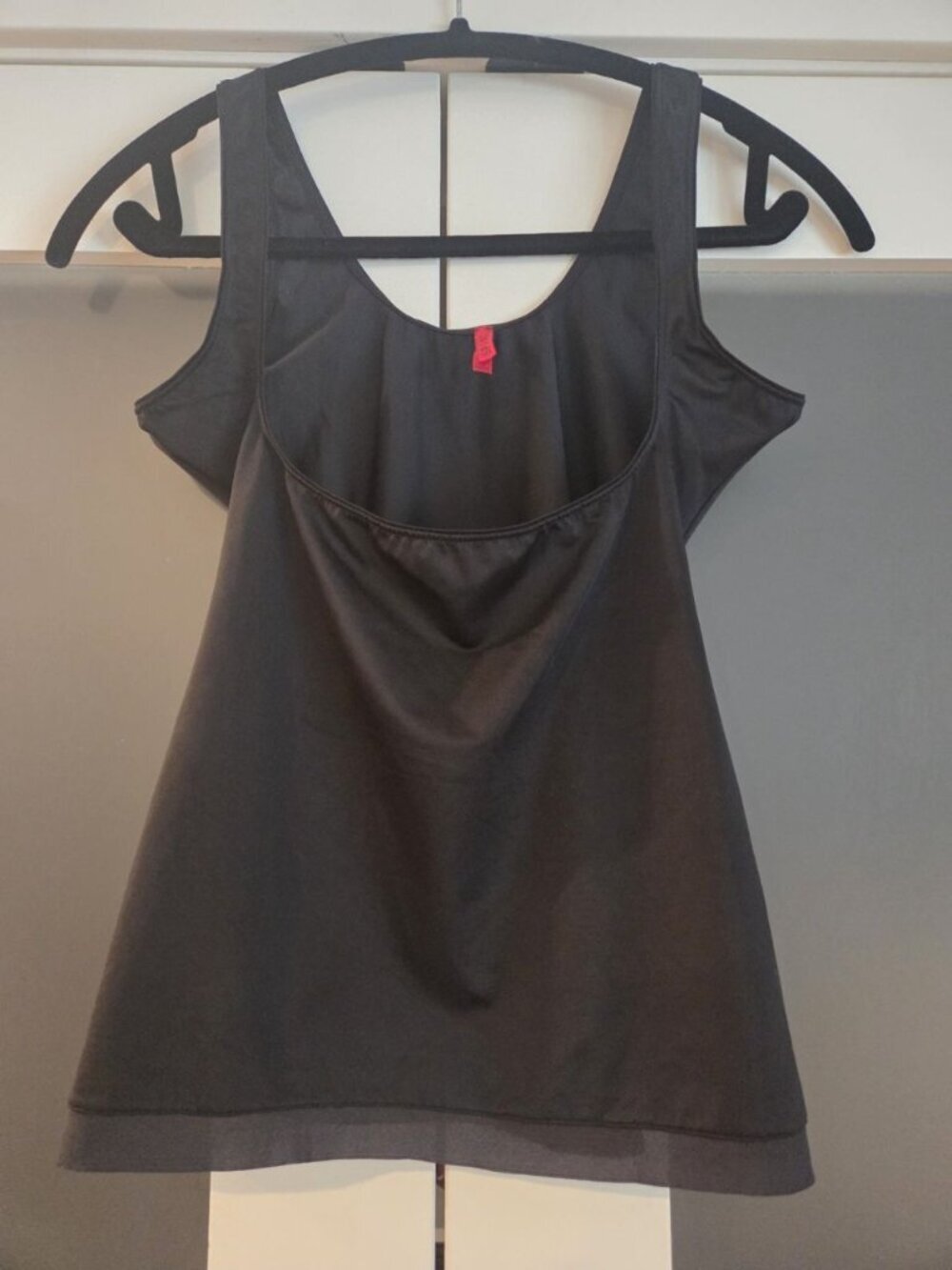 Spanx XL Black Boostie-Yay! Under-Bust Slimming Tank Camisole WYOB Shapewear